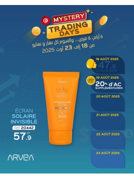 ECRAN SOLAIRE INVISIBLE ARVEA