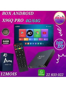 BOX ANDROID X96Q PRO 4G/64G